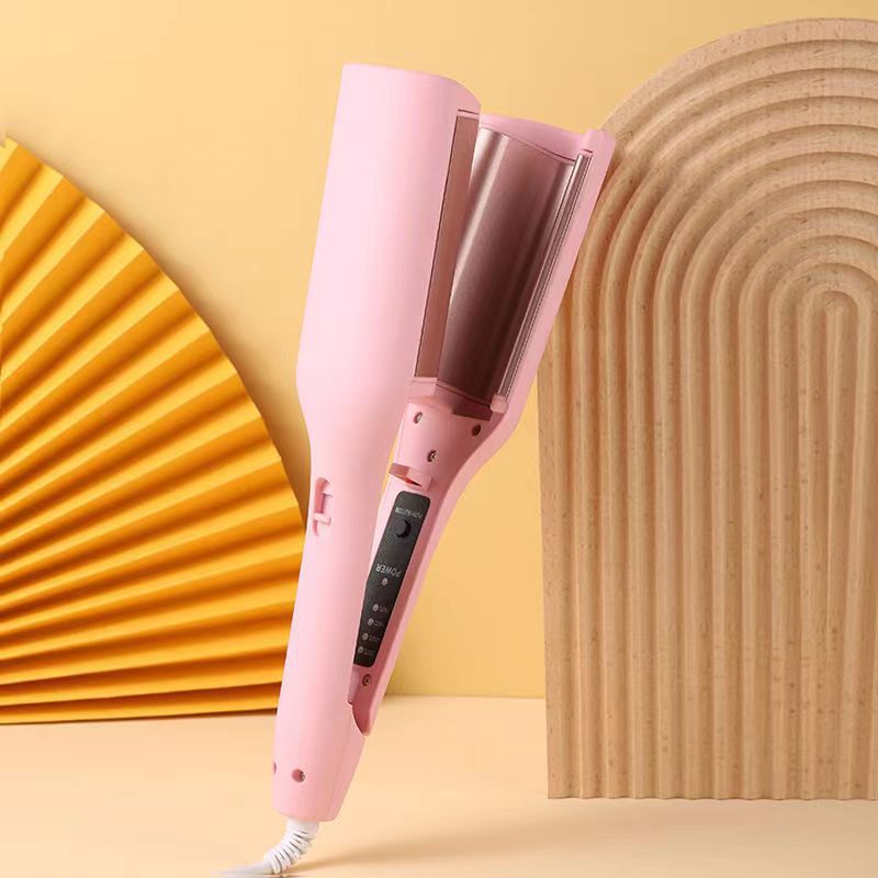Hair Curling Iron 32mm Deep Wave Hair Curler 4 Temperature Adjustable Fast Heating Crimping Iron Styler Wand For All Hair Style